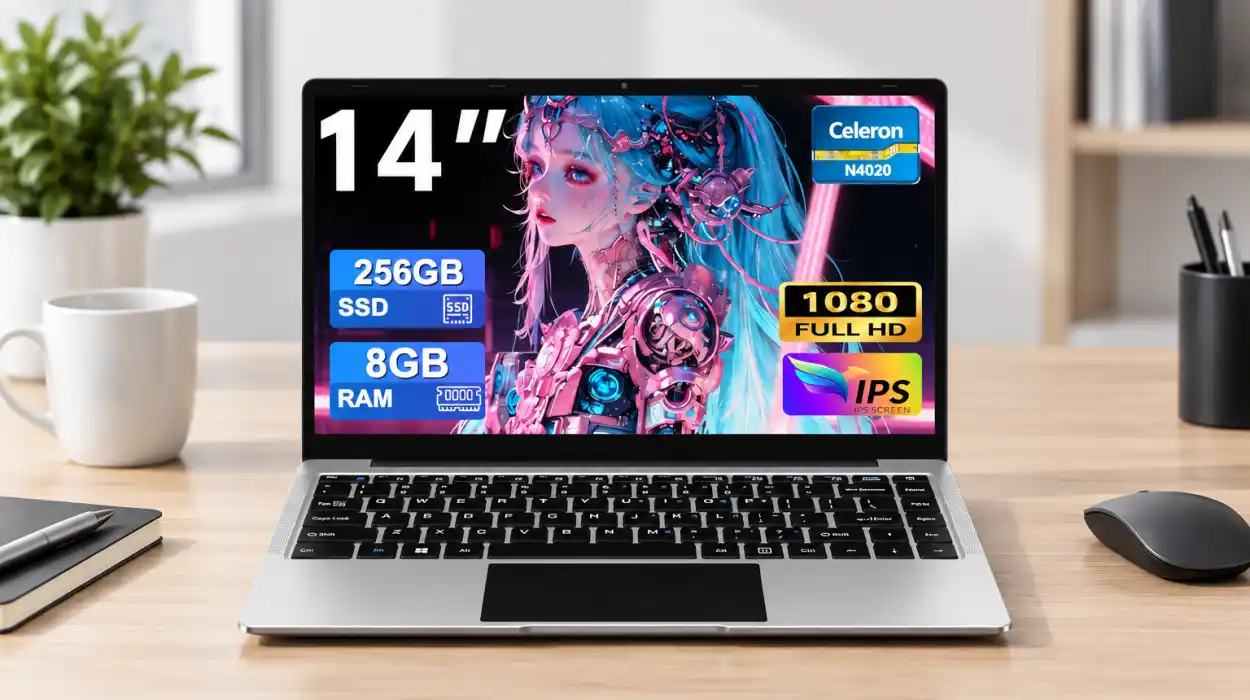 Ordenador portátil Bvate B8 de 14" con 256 GB SSD