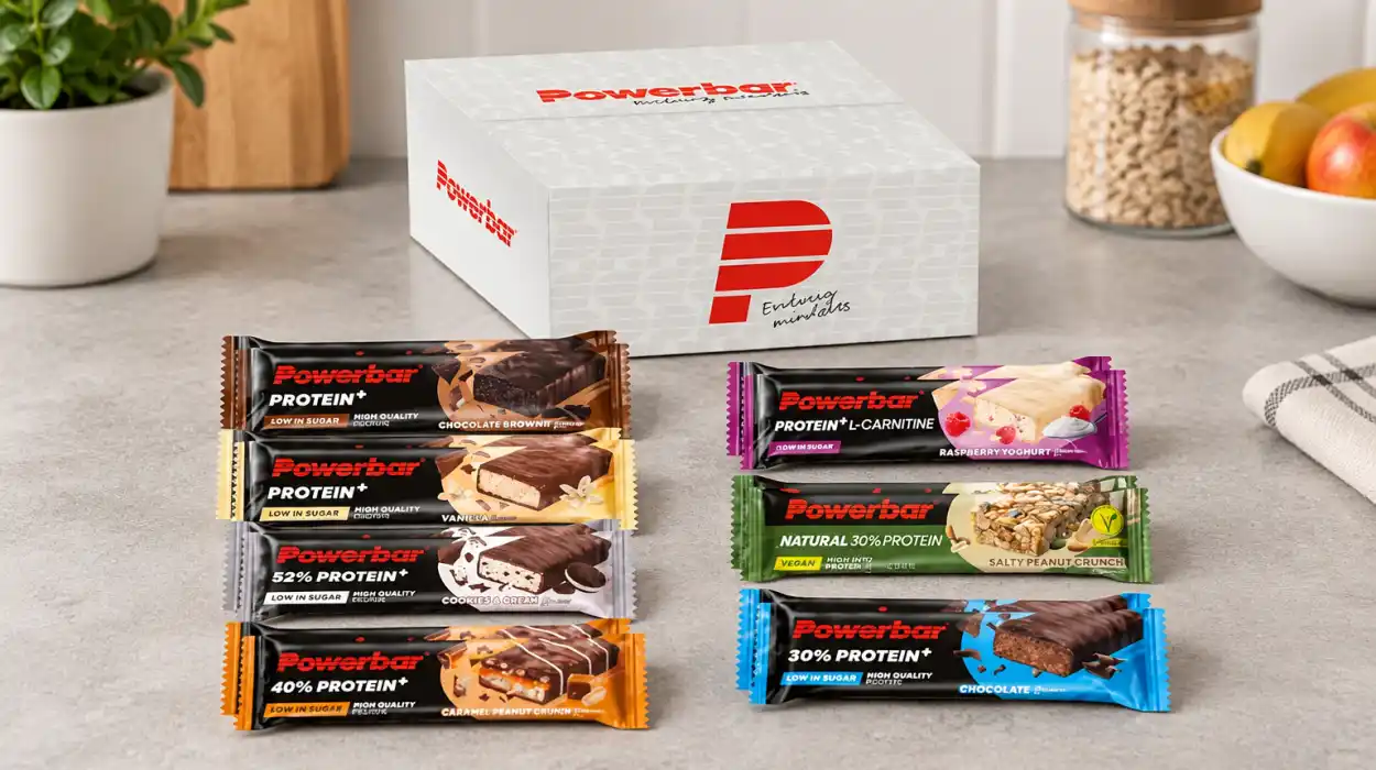 Caja Powerbar Protein Multiflavour Box con 14 barritas proteicas