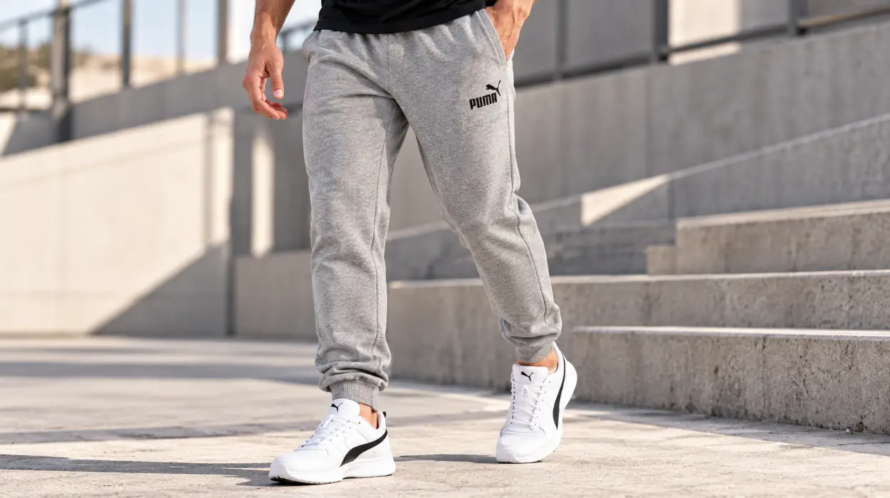 Pantalón de chándal PUMA Essentials con Logo n.º 1 para hombre
