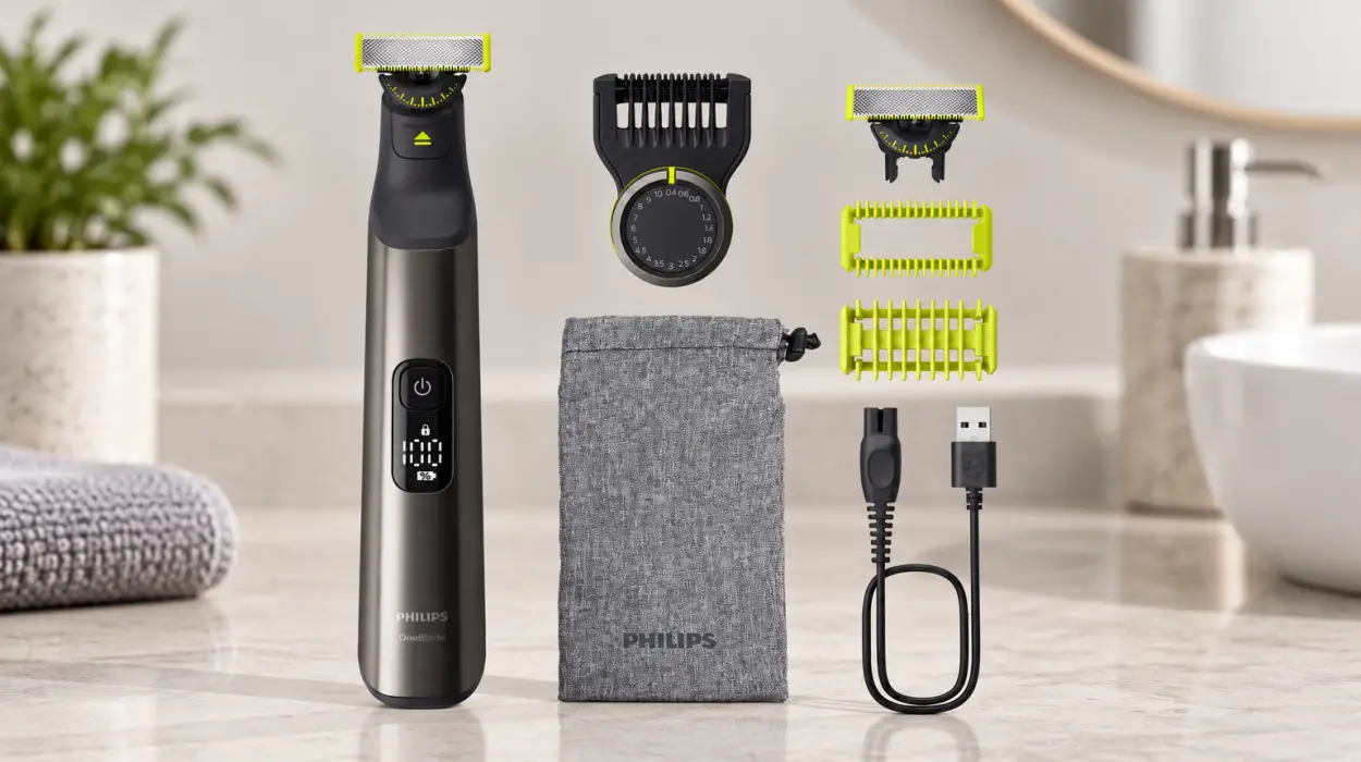 Afeitadora recortadora Philips OneBlade Pro 360 para barba y cuerpo con 20 ajustes