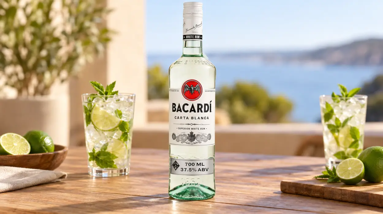 Ron blanco Bacardí Carta Blanca de 70 cl para cócteles