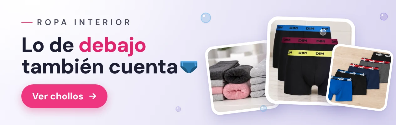 Ropa interior y calcetines baratos: lo de debajo también cuenta
