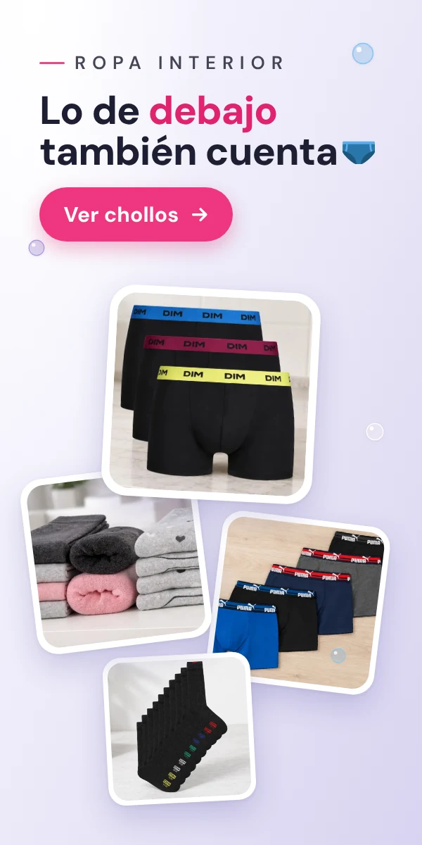 Ropa interior y calcetines baratos: lo de debajo también cuenta