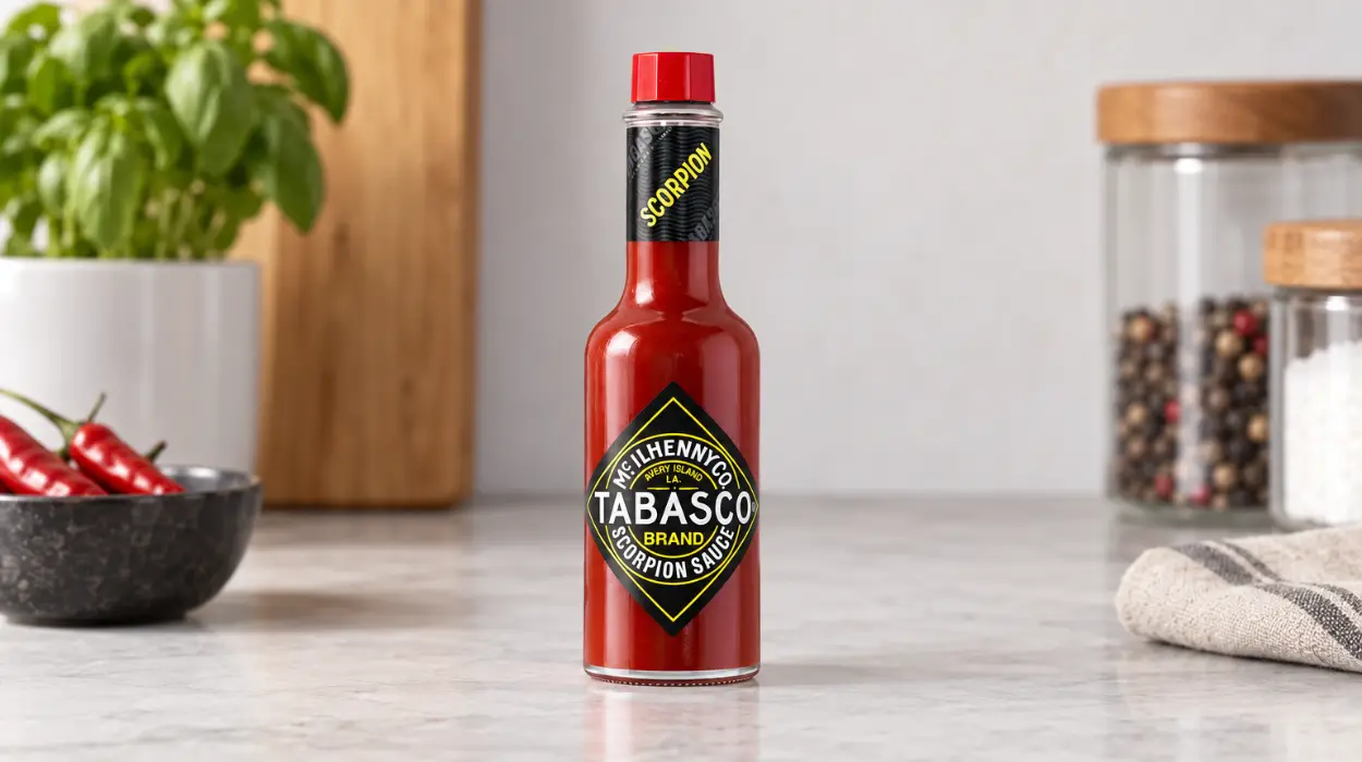 Salsa Tabasco Scorpion picante extremo de 60 ml