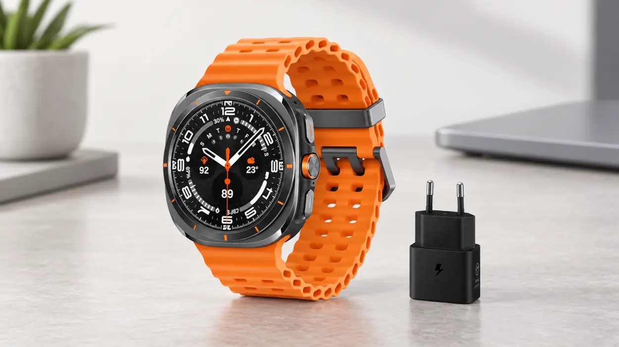 Smartwatch Samsung Galaxy Watch Ultra LTE de 47 mm con cargador y seguimiento deportivo