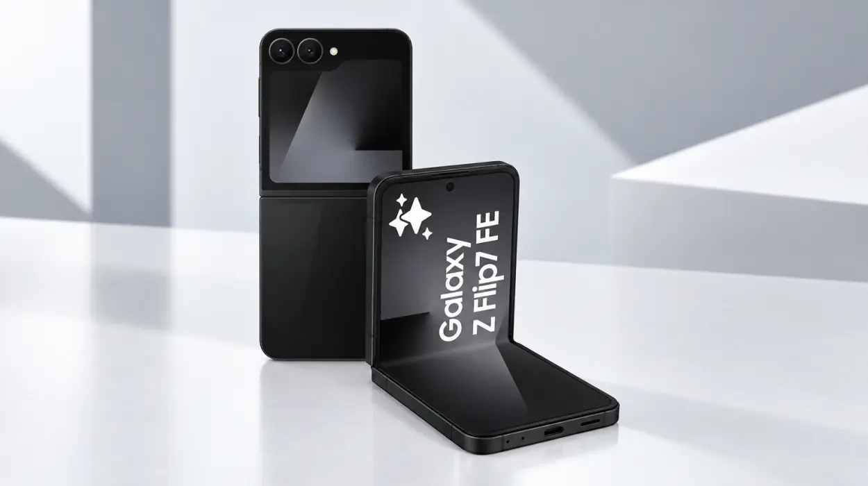 Smartphone Samsung Galaxy Z Flip7 FE plegable con cámara de 50 MP