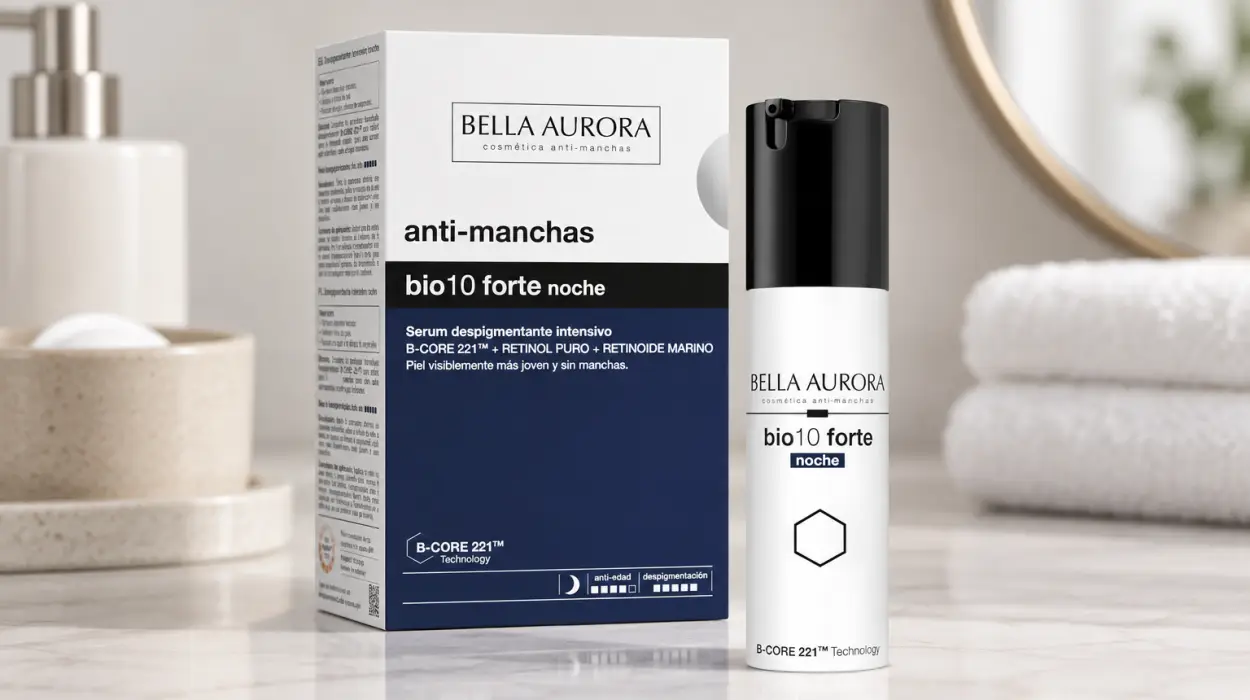 Sérum despigmentante nocturno Bella Aurora Bio10 Forte con retinol