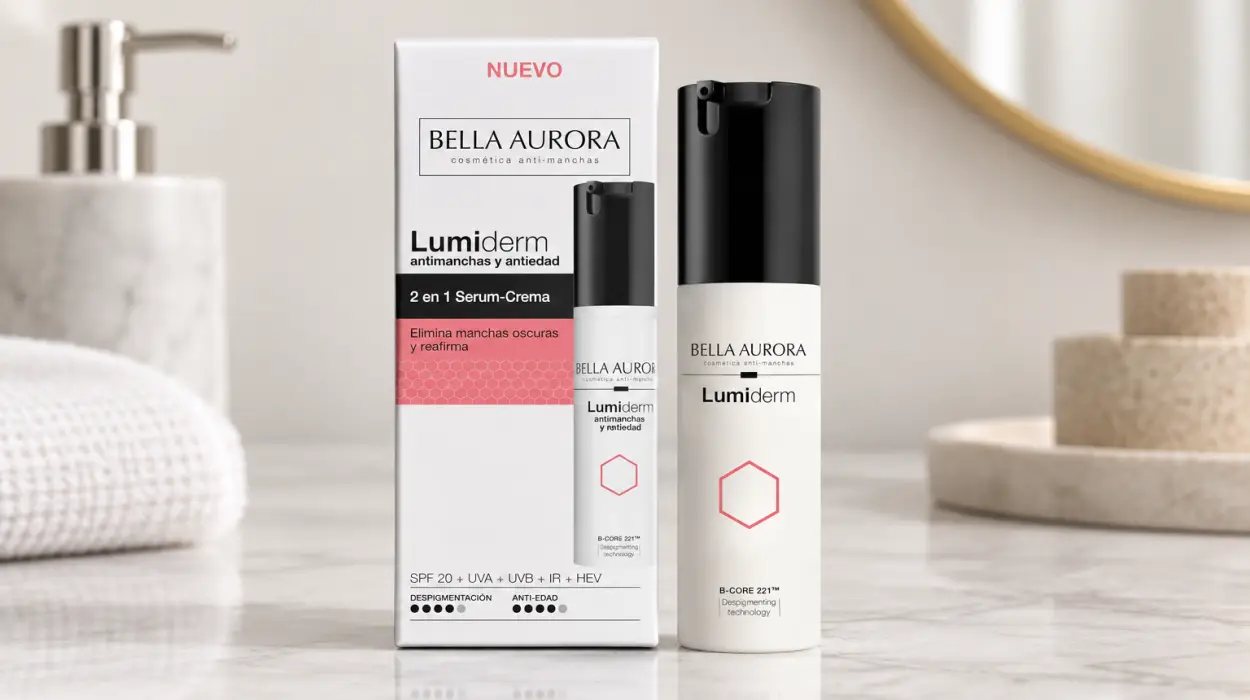 Sérum-crema antimanchas y antiedad Bella Aurora Lumiderm SPF20 de 30 ml