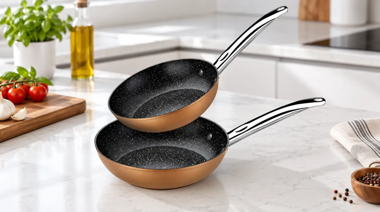 Set de 2 sartenes Monix Copper de 20 y 24 cm