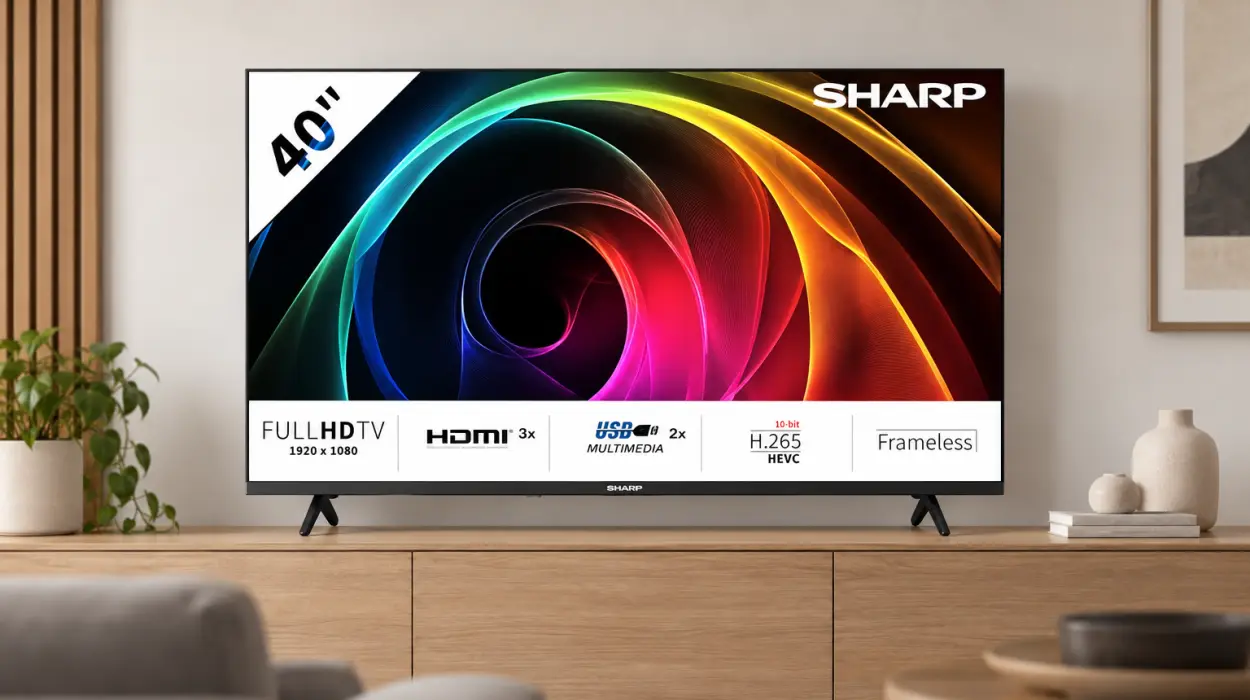 Televisor LED Sharp 40HA1305E Full HD de 40"