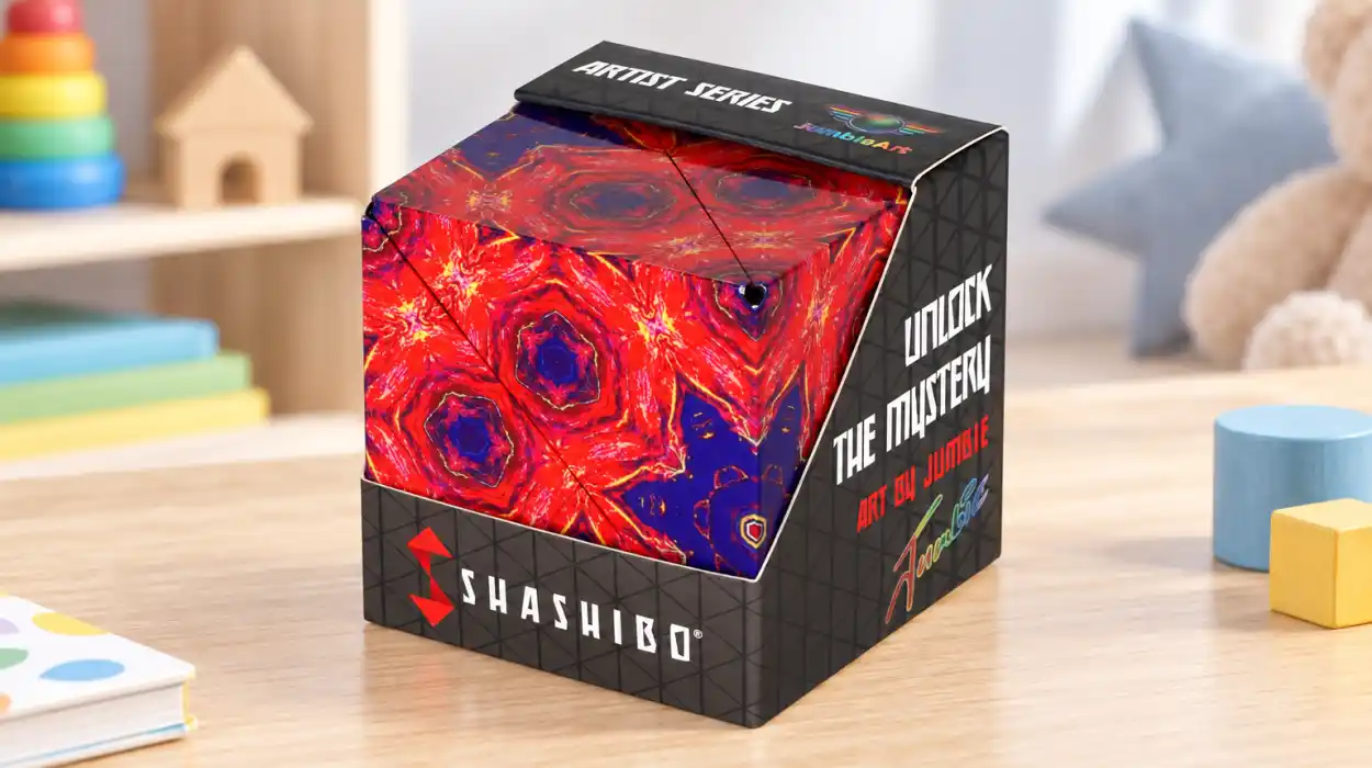 Cubo transformable Shashibo con 36 imanes