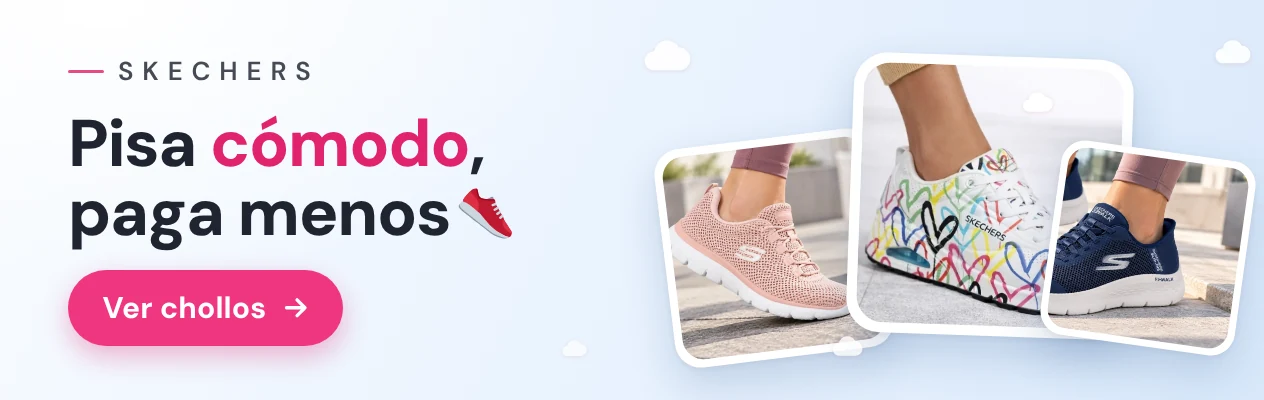 Zapatillas Skechers baratas: pisa cómodo, paga menos