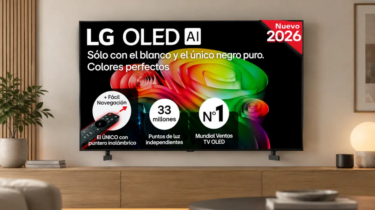 Smart TV OLED LG OLED65B65LA de 65" con resolución 4K