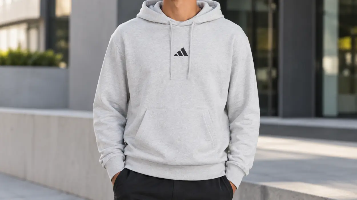 Sudadera con capucha Adidas Essentials Feelcozy French Terry para hombre