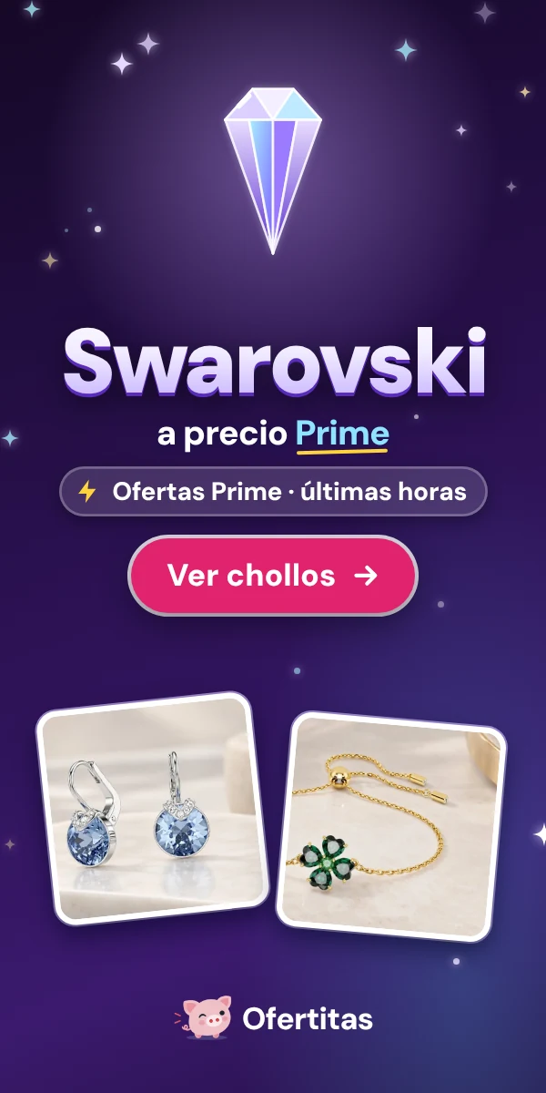Swarovski a precio Prime: joyas y relojes en Oferta Prime