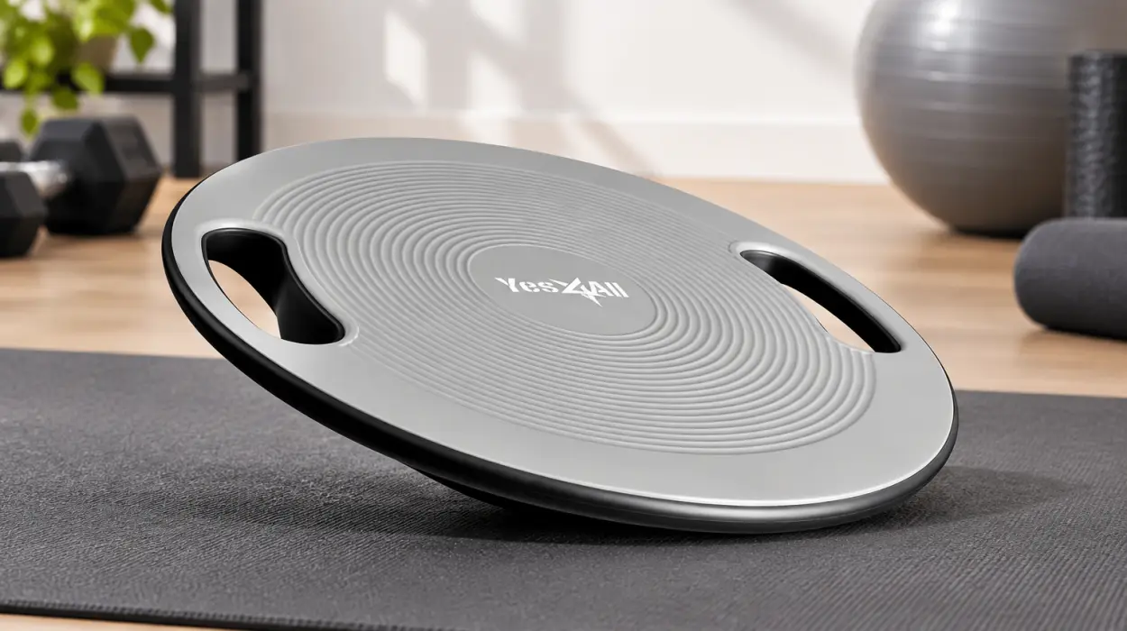 Tabla de equilibrio oscilante Yes4All de plástico para entrenar en casa
