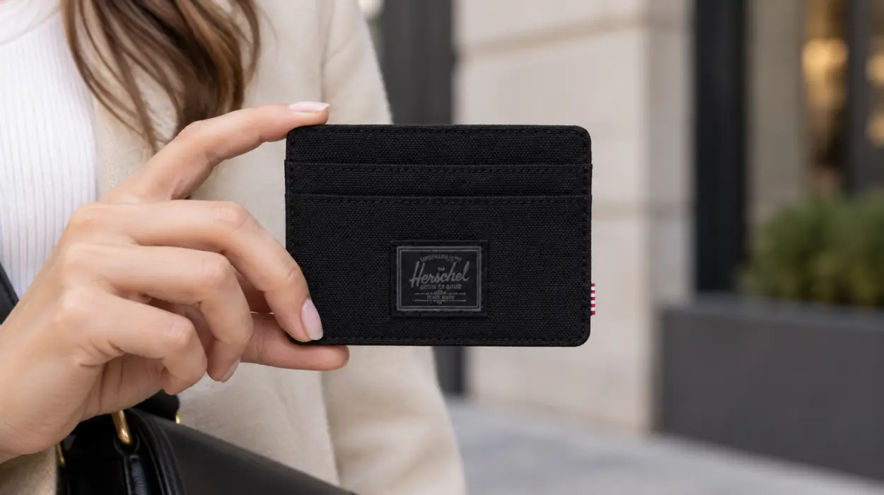 Tarjetero Herschel Charlie para llevar tarjetas