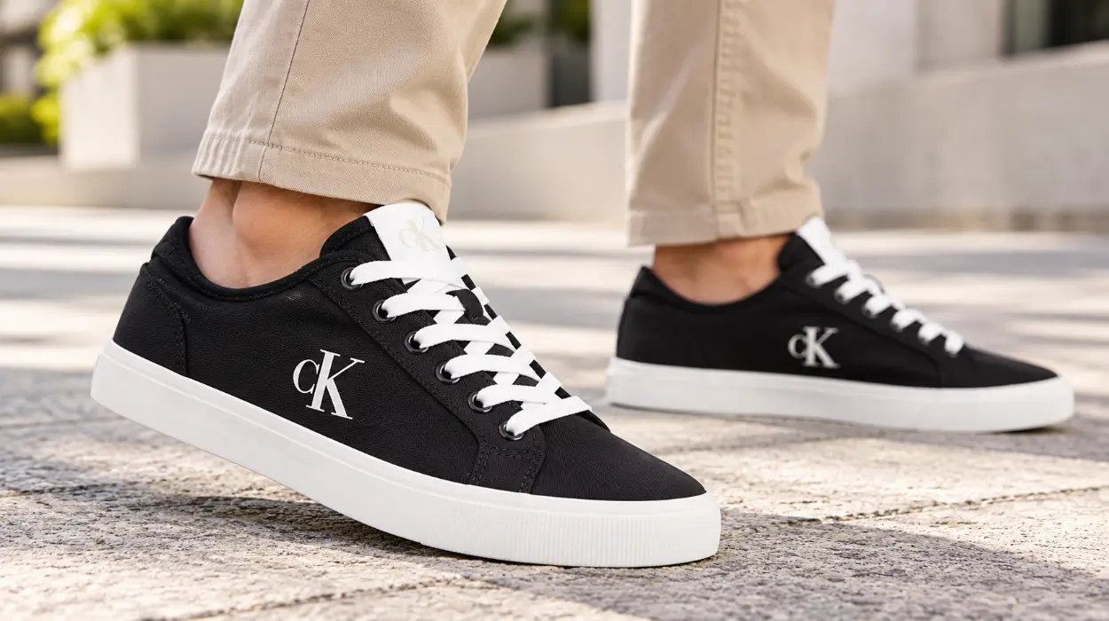 Zapatillas de lona Calvin Klein Canvas Low Top para hombre