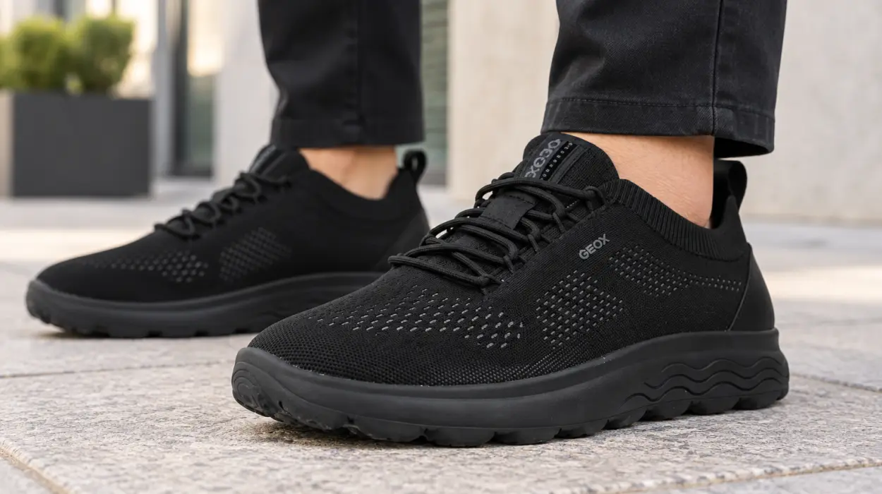 Zapatillas Geox Spherica A para hombre con amortiguación Zero Shock System