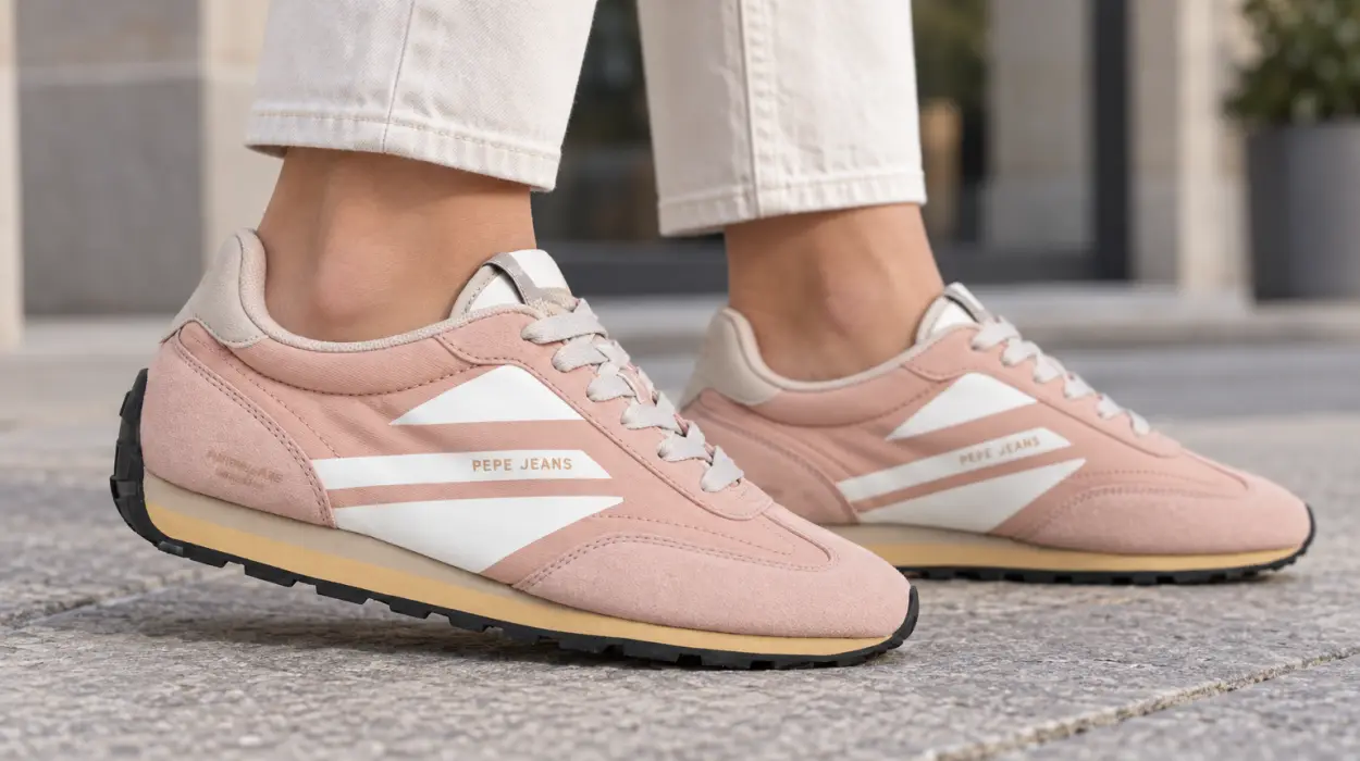 Zapatillas Pepe Jeans Jane Brand W para mujer, ligeras y de estilo retro