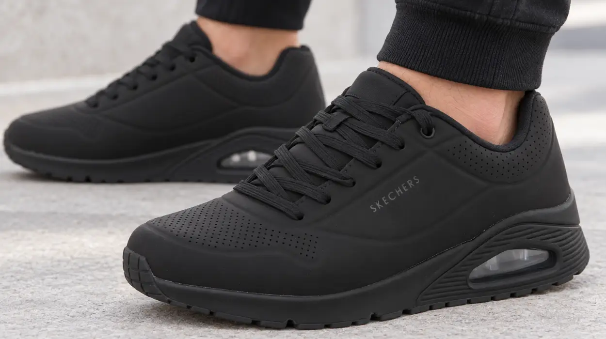 Zapatillas Skechers Uno Stand On Air negras para hombre