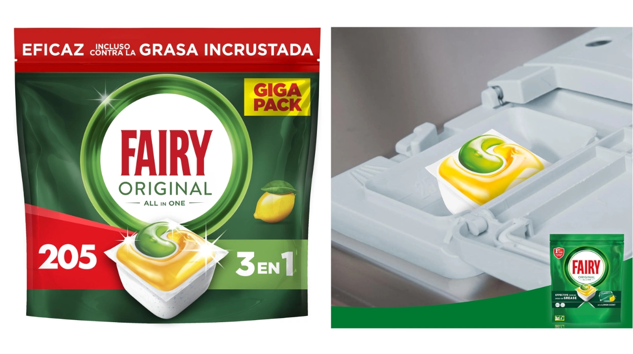 205 Lavavajillas Fairy Platinum All in One Limón