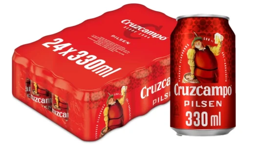 24 Latas Cerveza Cruzcampo