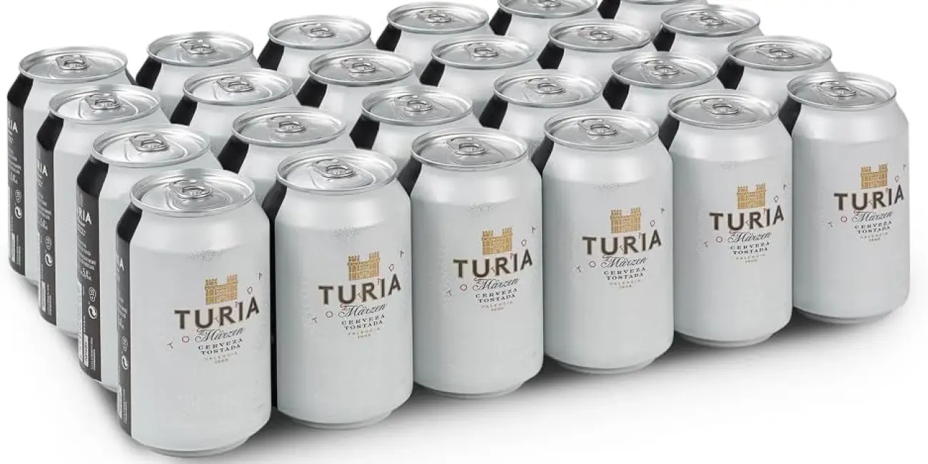 Pack x24 cervezas Turia Märzen Tostada de 33 cl por 14,99€ (-27%)