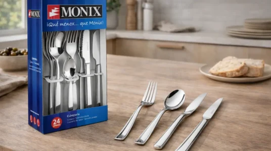 Juego de cubiertos Monix Europa de 24 piezas
