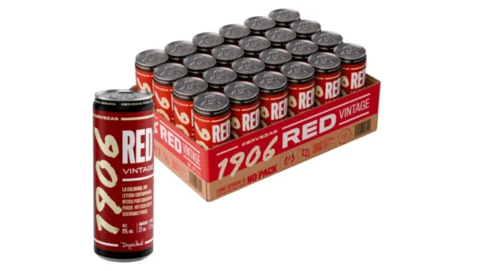 24 latas de cerveza 1906 Red Vintage