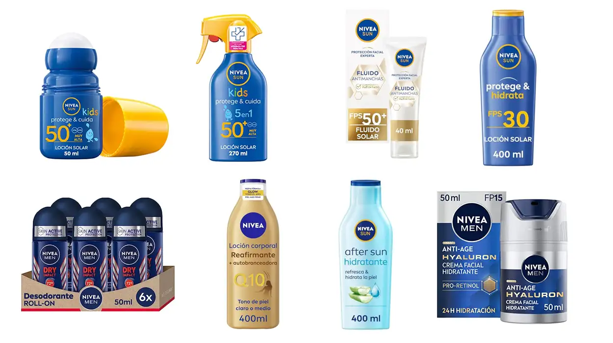 2ª unidad al 50% de descuento en cremas Nivea