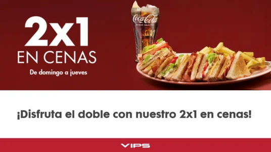 2x1 en vips