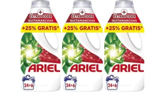 3 botellas detergente ariel sensaciones barato
