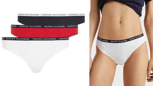 3 braguitas tanga tommy hilfiger