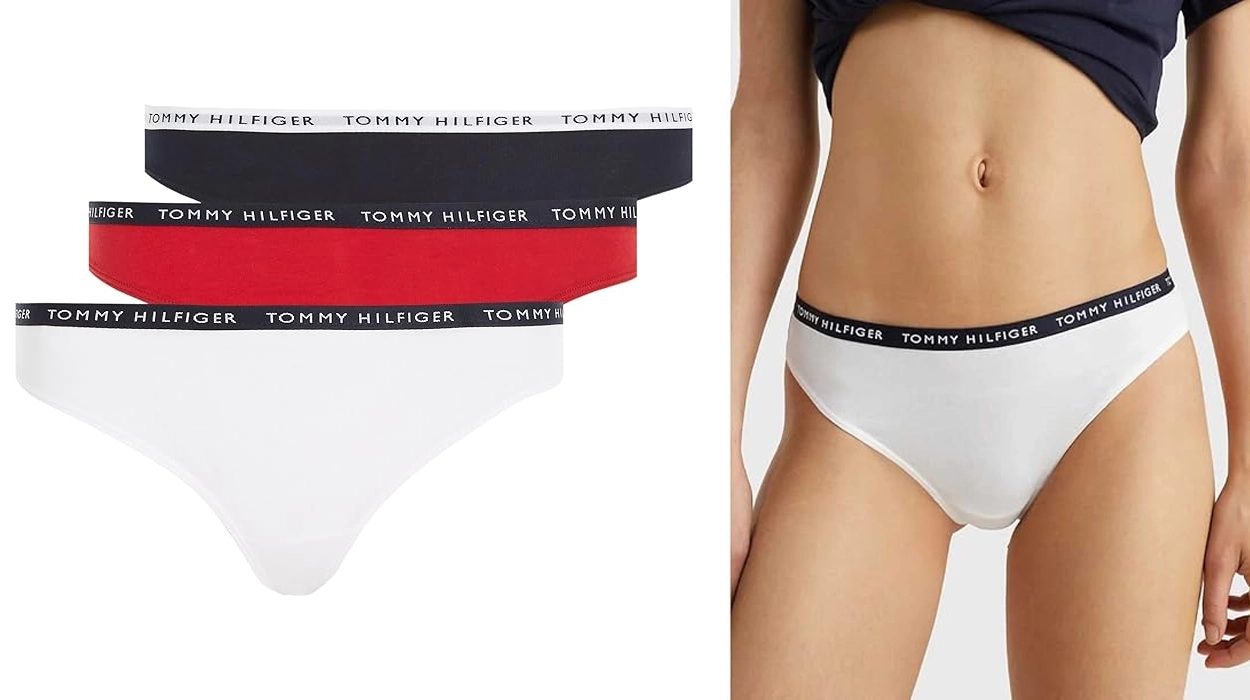 3 braguitas tanga tommy hilfiger