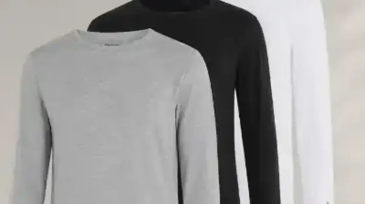 Pack x3 camisetas de manga larga Tommy Hilfiger para hombre