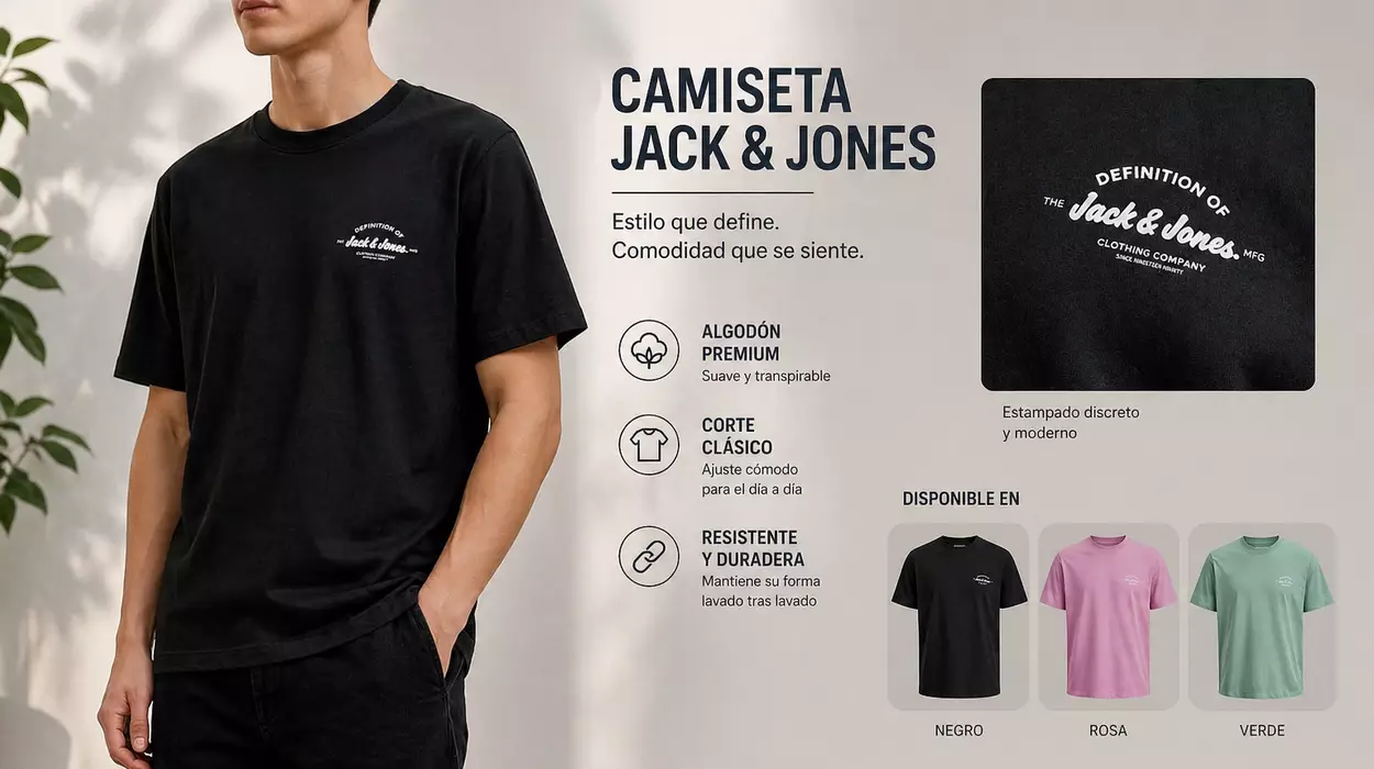 Camisetas Jack & Jones Jjbrandon para hombre