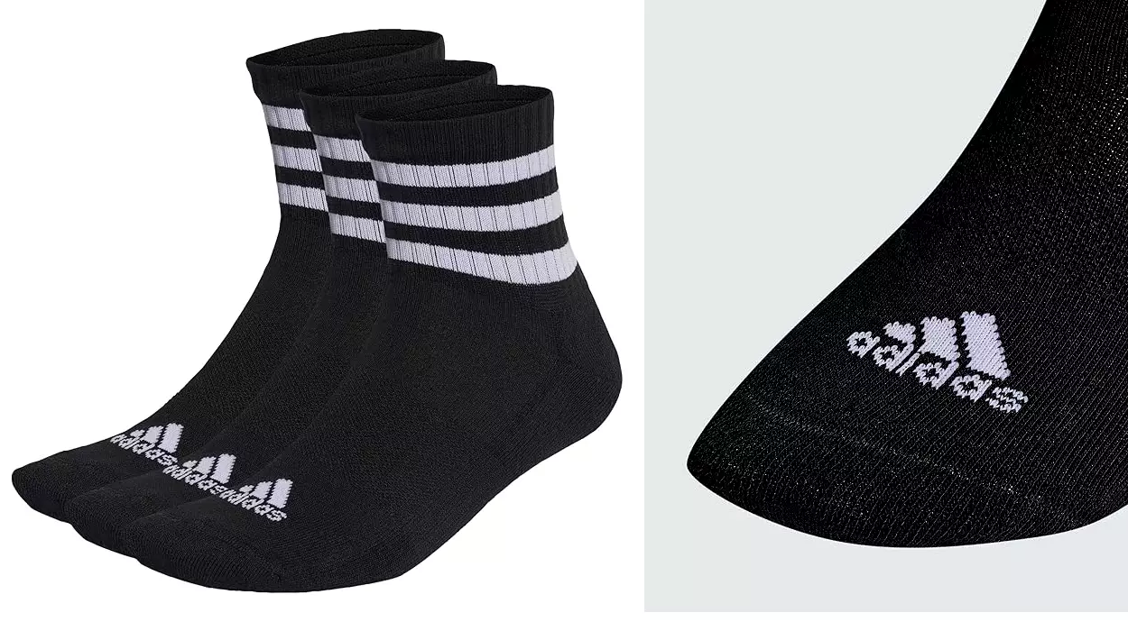 Calcetines Adidas 3 Stripes Cushioned baratos