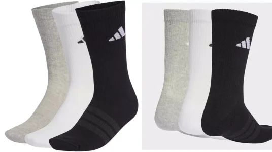 3 Pares de calcetines Adidas Cushioned Sportswear Crew Unisex