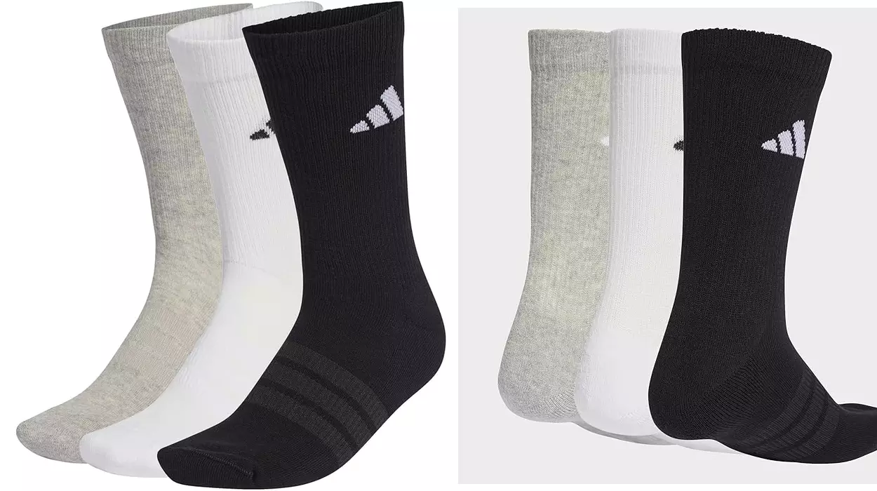 3 Pares de calcetines Adidas Cushioned Sportswear Crew Unisex