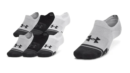 3 pares de calcetines bajos Under Armour Performance Tech