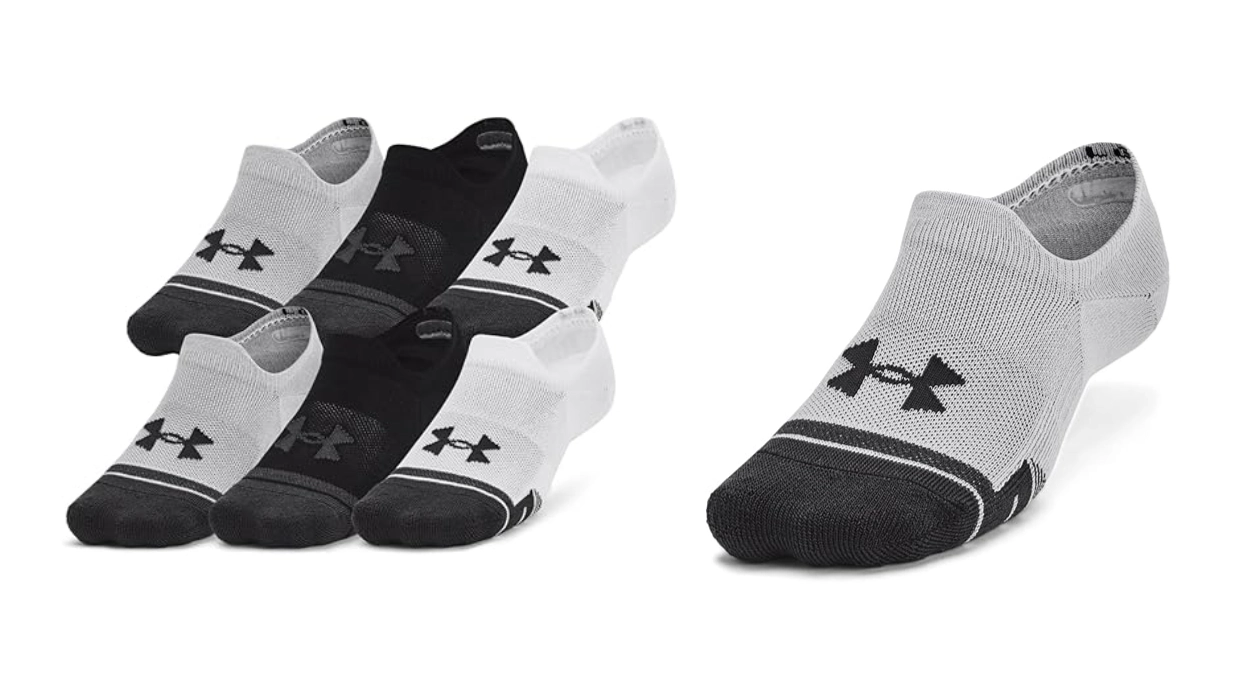 3 pares de calcetines bajos Under Armour Performance Tech