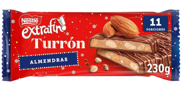 Pack 3x tableta turrón Nestlé Extrafino con almendras