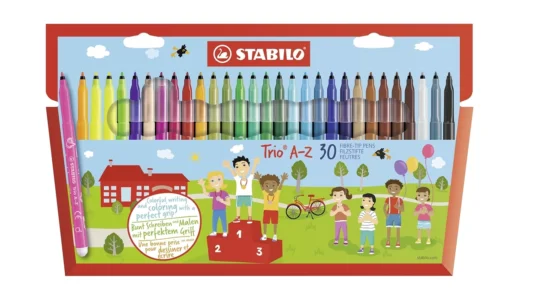 30 STABILO Trio A-Z