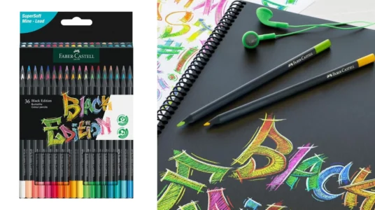 36 colores Faber-Castell Black Edition