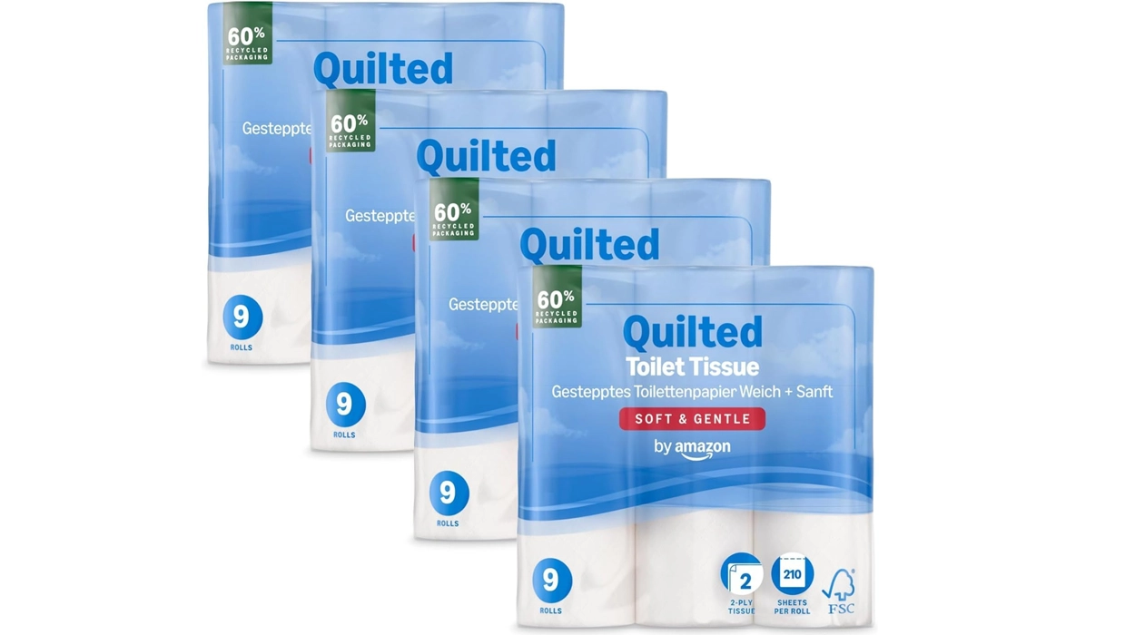 36 rollos de papel higiénico Amazon Quilted