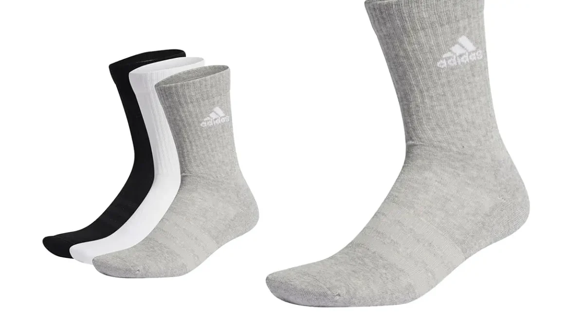Pack 3x calcetines Adidas Cushioned Sportswear clásicos