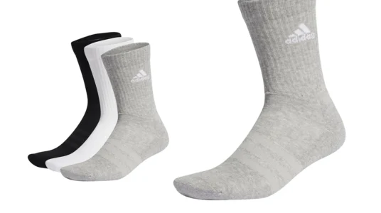 3x calcetines Adidas Cushioned Sportswear clásicos
