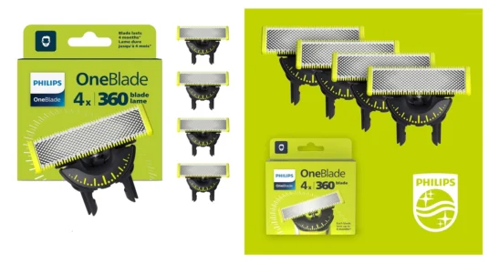 4 Cuchillas Philips OneBlade 360