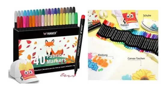 40 rotuladores textiles Pamaker baratos